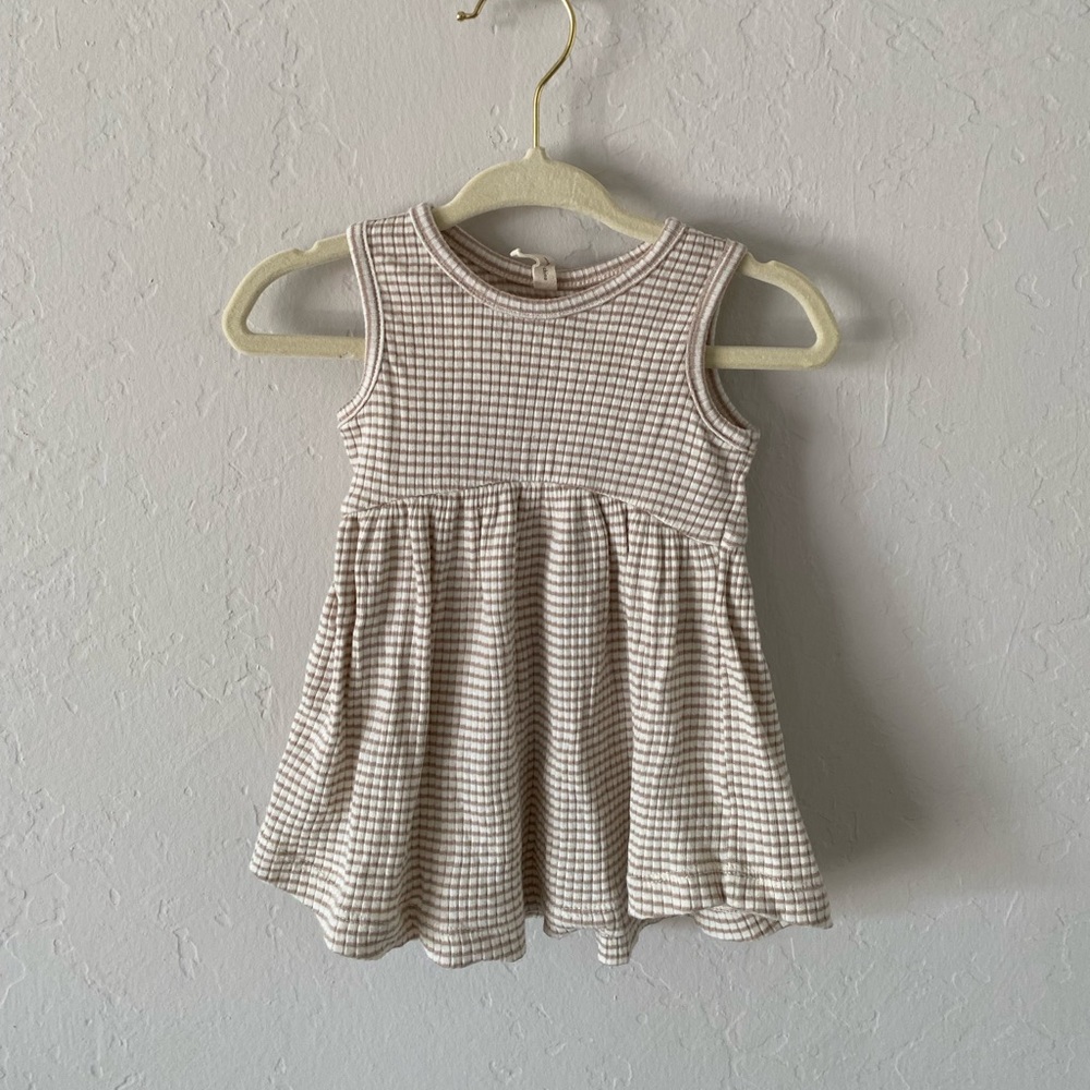 Quincy Mae Striped Layla Style Dress 3-6months VGUC